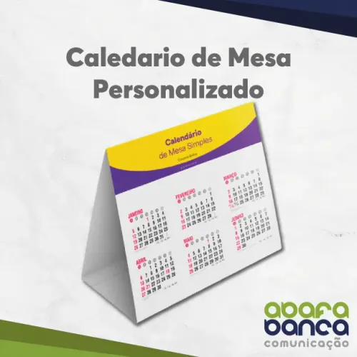 Calendário de Mesa Personalizado 250 unids