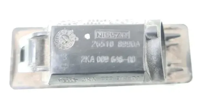 Lanterna Luz Placa Nissan Versa 1.6 Ano 2016 2017 2018