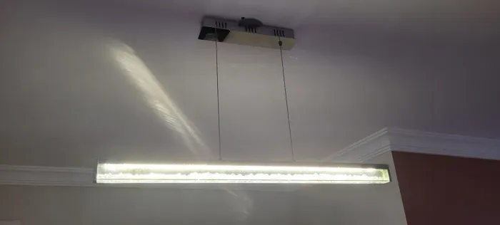 Lustre com cristais