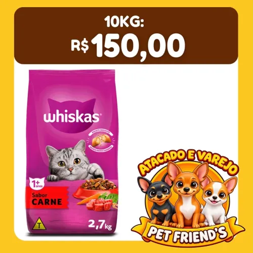 Ração Whiskas contato via whats