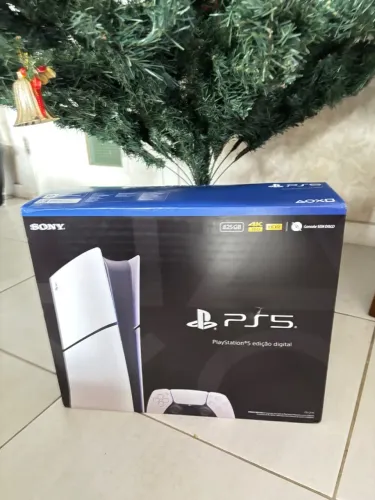 PlayStation 5 slim digital, lacrado, nota fiscal e garantia de 1 ano