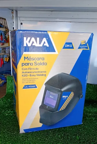 MÁSCARA DE SOLDA KALA K20 - AUTOESCURECIMENTO DIN 11