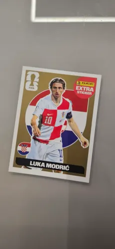 Figurinha Legend Modric Dourada 2026