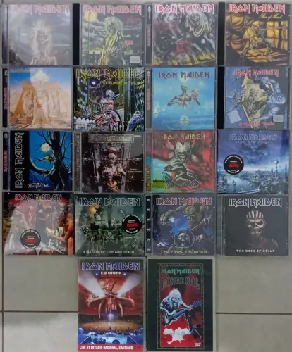 Coleçao Cd's Iron Maiden