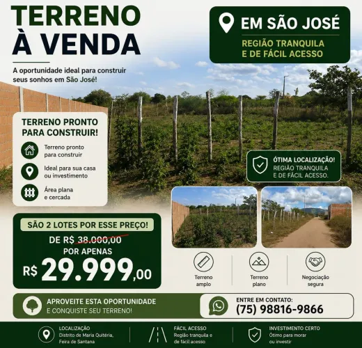 Terreno em São José 