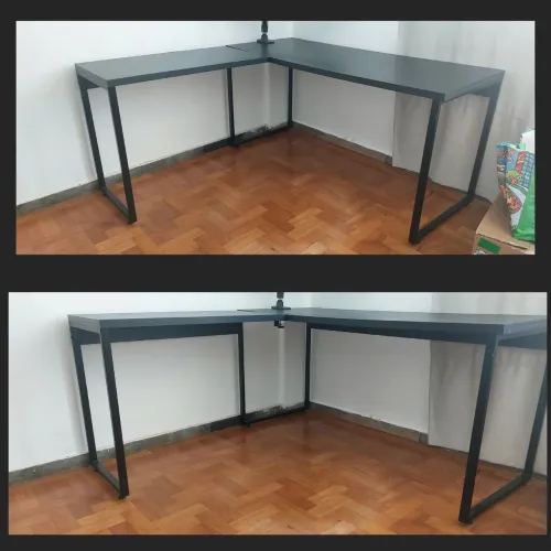 Mesa de escritório em "L"