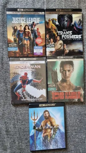 Lote blu-ray 4k 