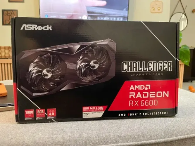 Placa de Vídeo AMD RX 6600 ASRock Challenger