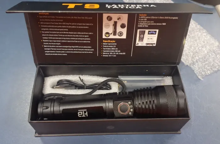 LANTERNA TÁTICA T9 P50