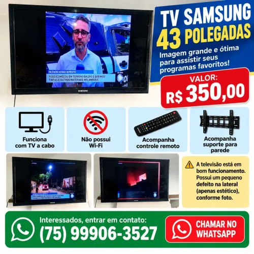 Tv Samsung 43 polegadas