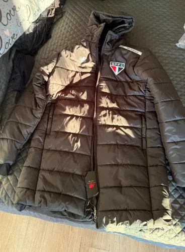 Jaqueta New Balance Puffer Parka São Paulo FC Preta 2026
