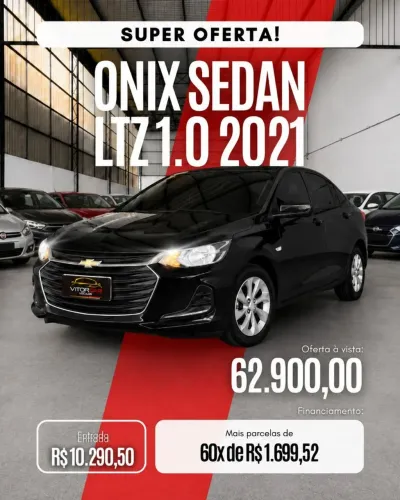 Chevrolet Onix Plus LTZ 1.0 12V TB Flex Mec. 4P 2021