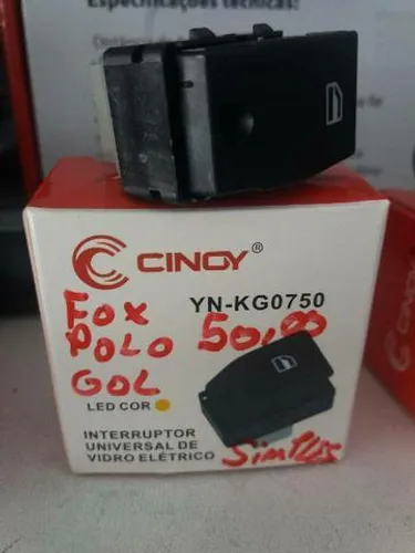 Botão para vidro elétrico Fox polo gol