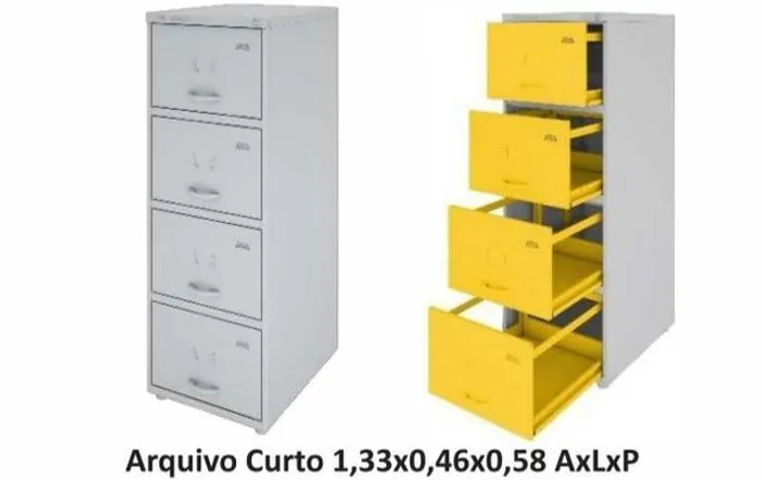 Armário arquivo curto Amapá chapa 26# **novo embalado**