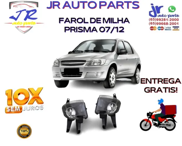 Farol de Milha Auxiliar Chevrolet  Prisma 2007 2008 2009 2010 2011 2012 