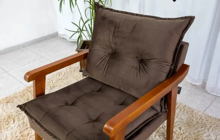 Poltronas Munique Evidence Marrom Até 12x
