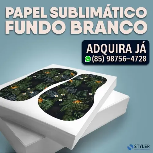 Papel Para Sublimação Fundo Branco