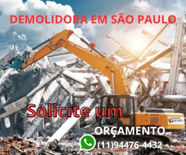 Demolidora em São Roque - Empresa qualificada em Demolição