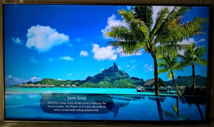 LG 55UJ7500 55" 4K Lcd Smart TV, Defeito - Leia...