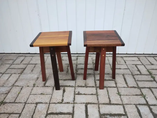 Banqueta madeira demolição