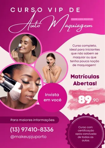 Curso de auto maquiagem 