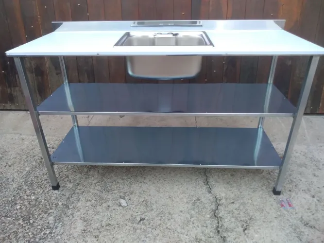 Bancada de inox nova 