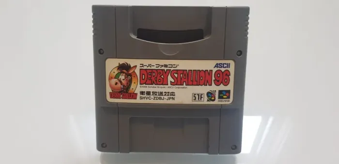 Jogo Derby Stallion 96 para Nintendo Super Famicom
