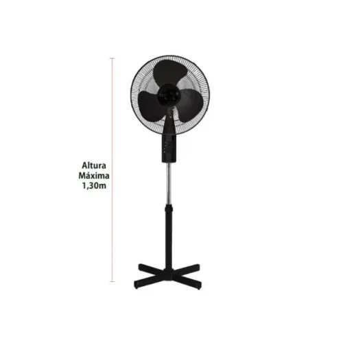 (NOVO) Ventilador Pedestal RyMaxi 1,3m 220v