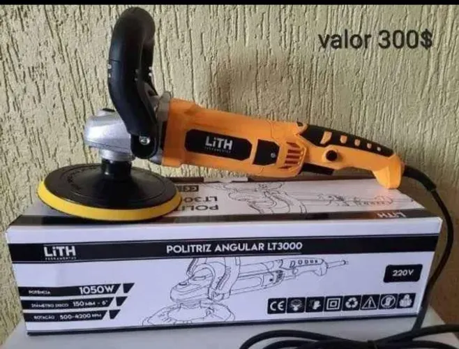 Politriz angular LT3000 220V lith 220v novo entregamos acompanha boina disco 