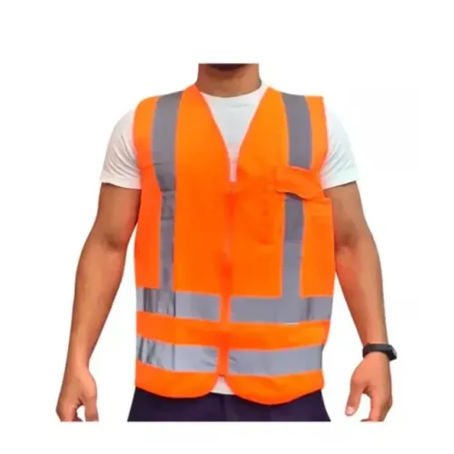 COLETE REFLETIVO C/ BOLSO TAMANHO G, XG E XXG CORES LARANAJA E AMARELO - PROTEPLUS