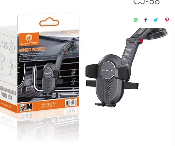 Suporte de celular para carros Hmaston CJ-58