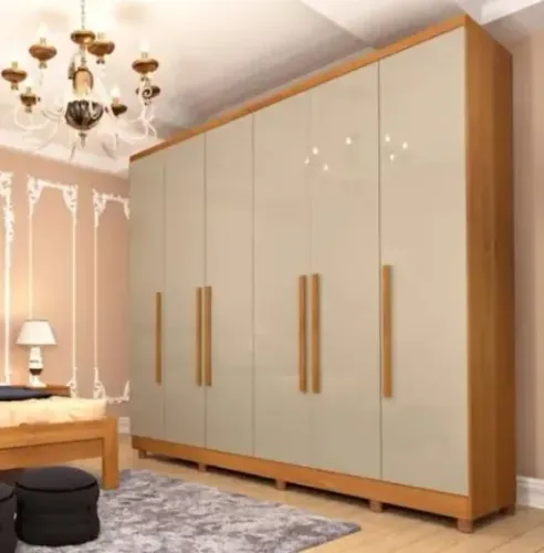 Guarda-Roupa Moderno 6 Portas - Elegância e Funcionalidade