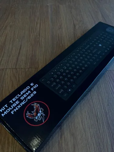 Kit Teclado e Mouse Sem Fio FNX