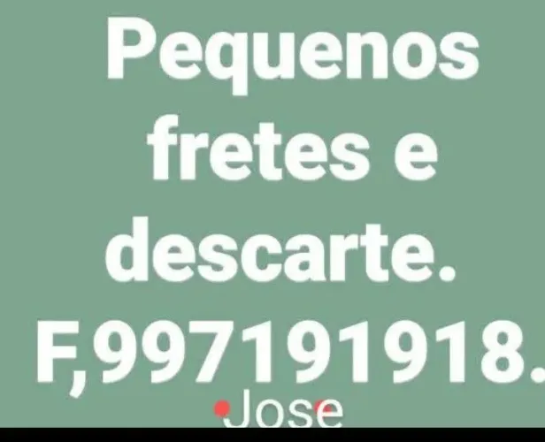 Frete e descarte.