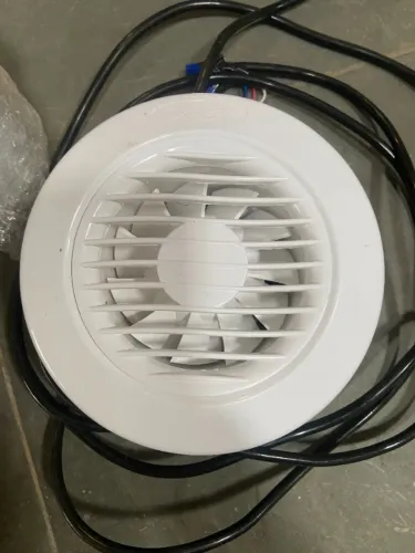 Kit Ventilador Extrator AR redondo de 100mm e 3 mts de Duto aluminizado flexivel 