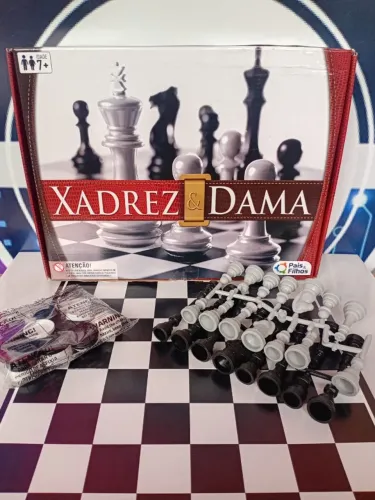 jogo de tabuleiro xadrez e dama