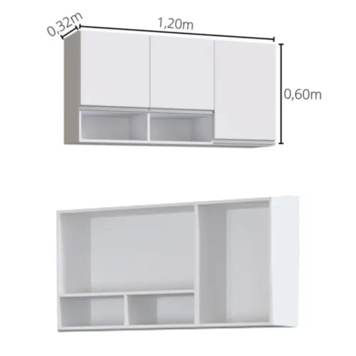 Armário aéreo 1.20cm - entrego hoje