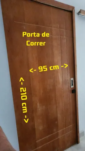 Porta de Correr de Madeira - 95cm x 210cm