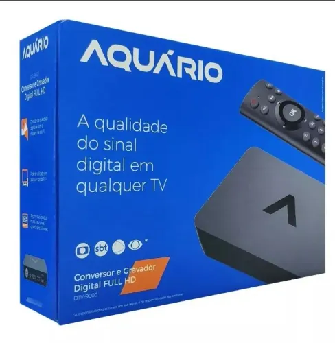 Conversor e Gravador Digital Full HD Aquário DTV-9000