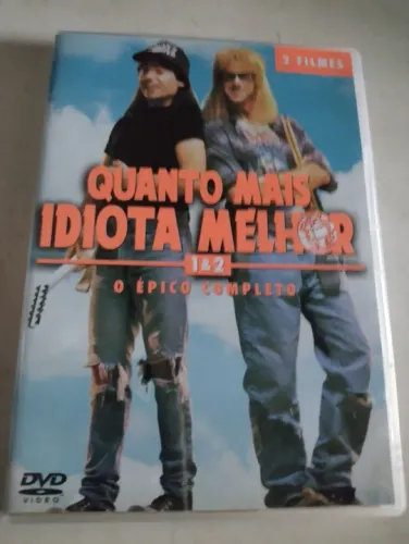 DVD Quanto Mais Idiota Melhor 1 & 2