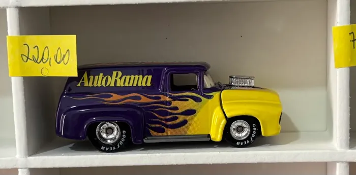 Hot wheels 56 ford panel - Auto rama vinho