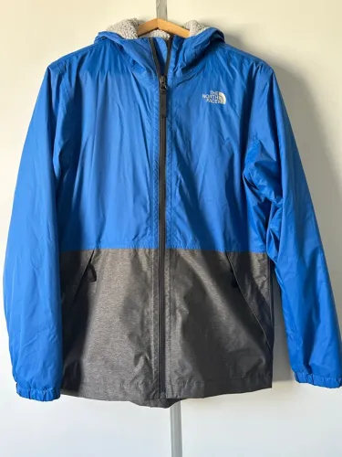 Jaqueta Infantil The North Face Azul e Cinza