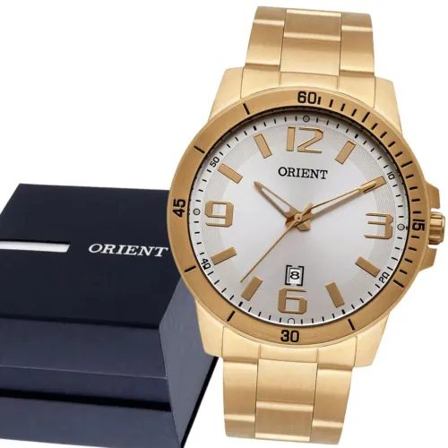 Relógio Orient Masculino Dourado
