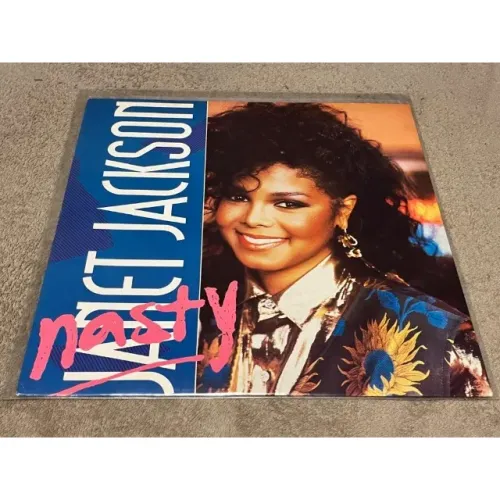 VINIL SINGLE JANET JACKSON - NASTY