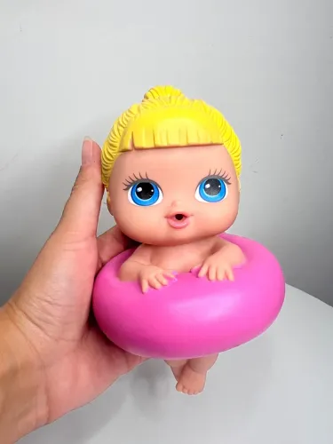 Boneca Bebê com Boia - cotiplas