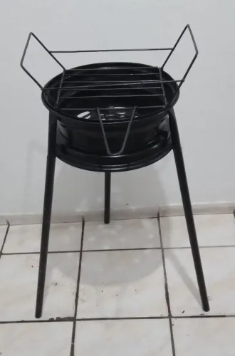 CHURRASQUEIRA DE ARO DESMONTÁVEL ,CHAPA GROSSA