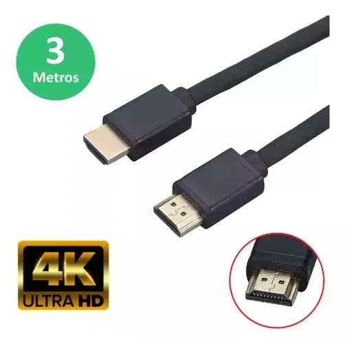 Cabo hdmi 2.0 4k 3m - mhd-4023