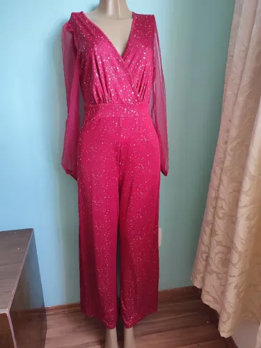 Macacão feminino vermelho