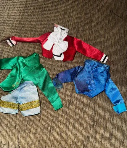 Roupas Para Bonecos Kit Com 3 - Excelente Estado