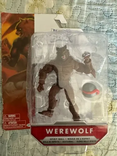 Boneco Altered Beast Lobisomen 4.5" Gaming Action inclui bola de espirito.